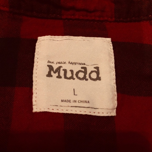 Mudd Red Flannel - Picture 3 of 3